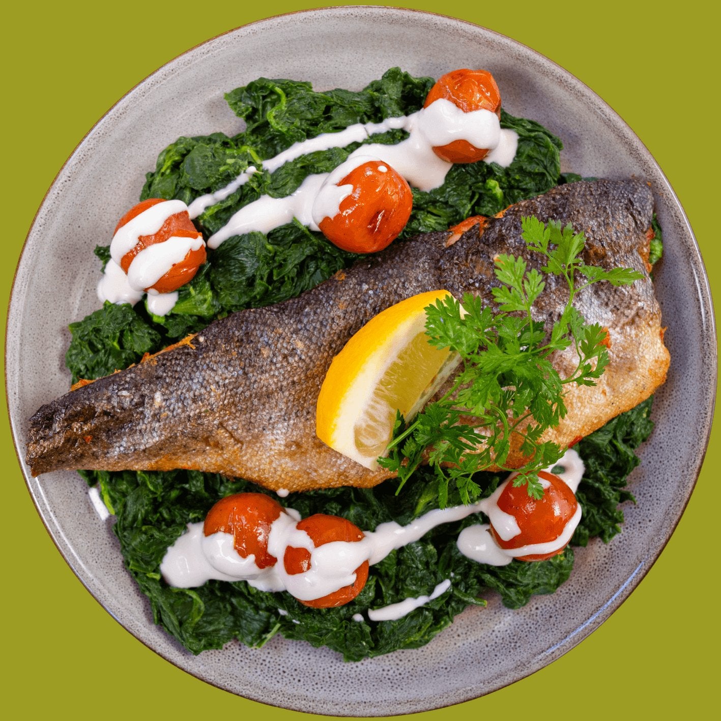 Lachsforelle auf Blattspinat und Zitronenschaum – Eat Unique Lachsforelle auf Blattspinat und Zitronenschaum – Eat Unique