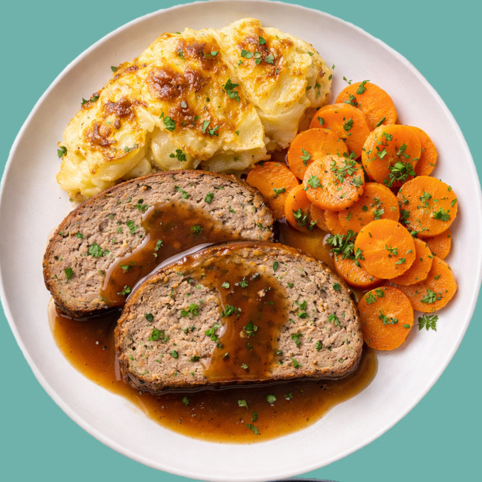 Bärlauchkalbshackbraten