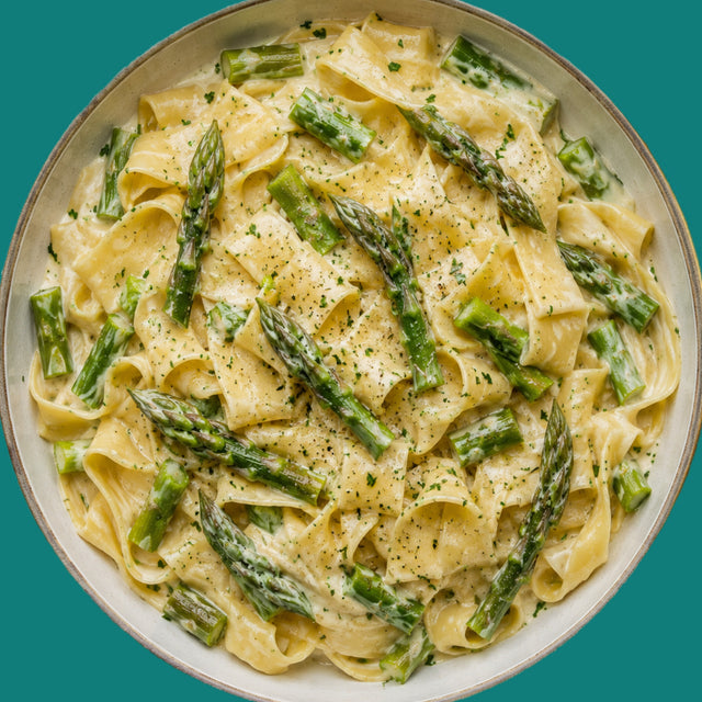 Cremige Spargel-Pasta