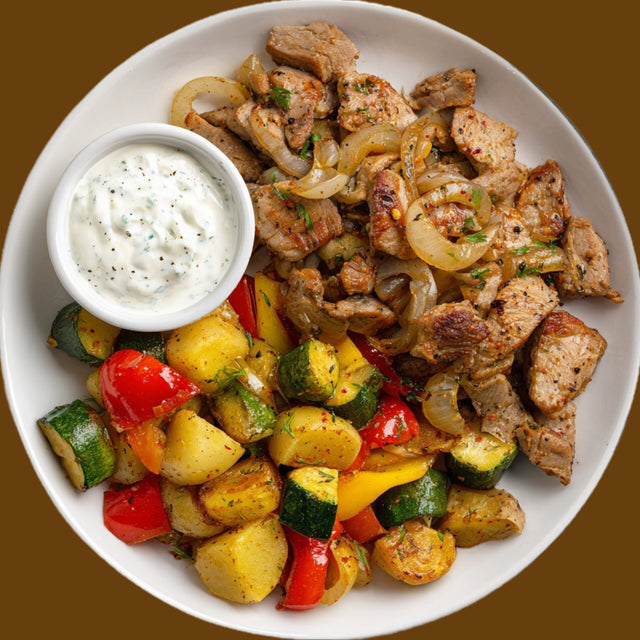 Poêlée de légumes au kebab