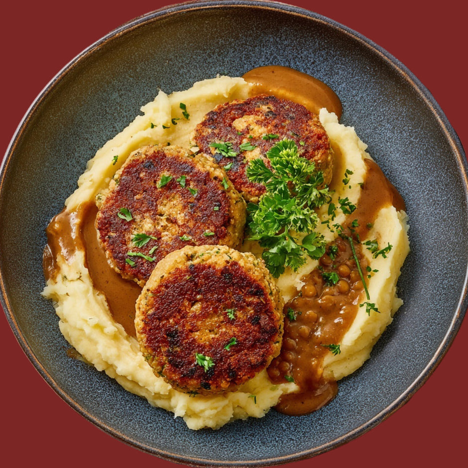 Hausgemachter Linsenburger