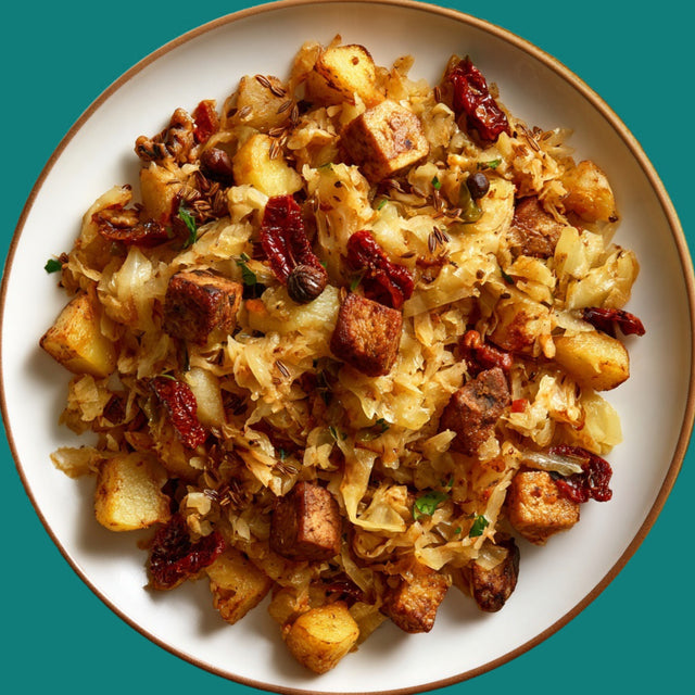 Potato and Sauerkraut Skillet