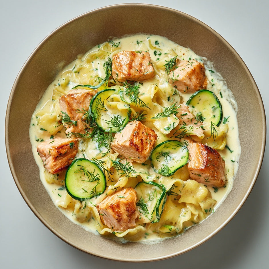 Lachs Nudeln