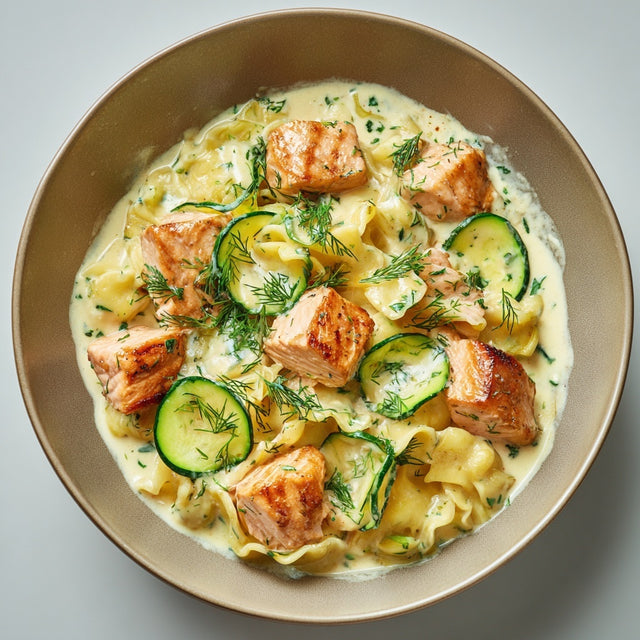 Lachs Nudeln