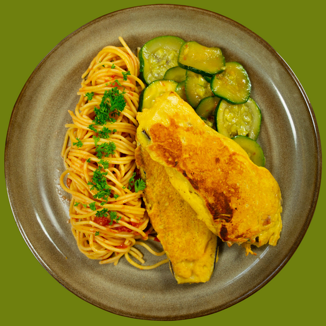 Creamy pork escalope