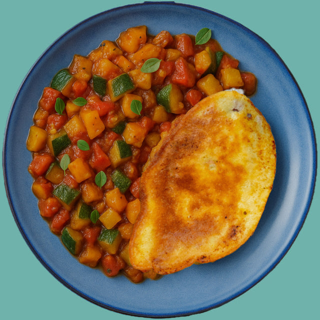 Piccata auf Ratatouille