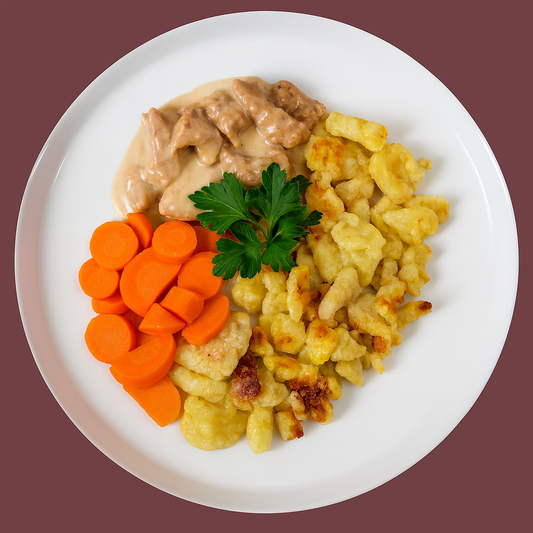 Creamy Chicken with Spätzli