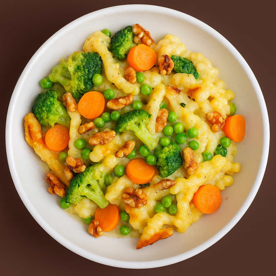 Spätzli Gemüsepfanne