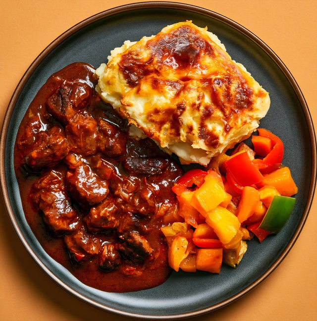 Sliced Pork with Lyonnaise Potatoes